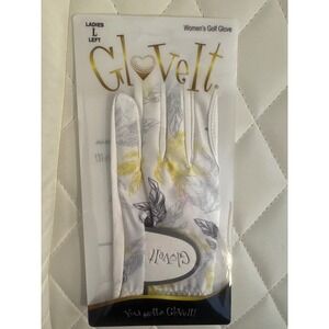 Glove It Golf Glove Citrus‎ Slate Floral Print Ladies Left Hand Large